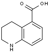 1,2,3,4-四氢喹啉-5-羧酸,114527-54-7,结构式