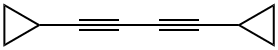 Cyclopropane, 1,1-(1,3-butadiyne-1,4-diyl)bis- (9CI),114546-62-2,结构式