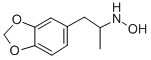 (+/-)-N-HYDROXY-3 4-METHYLENEDIOXYAMPHE& 化学構造式