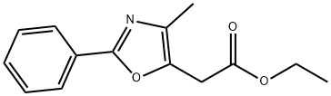 (4-Methyl-2-phenyloxazol-5-yl)-acetic acid ethyl ester Struktur