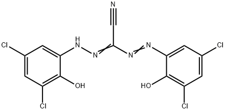 1,5-BIS-(3,5-DICHLORO-2-HYDROXY-PHENYL)-FORMAZAN-3-CARBONITRILE|