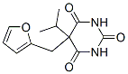 5-furfuryl-5-isopropylbarbituric acid Structure