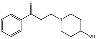 3-(4-Hydroxy-piperidin-1-yl)-1-phenyl-propan-1-one, 98+% C14H19NO2, MW: 233.31 Struktur