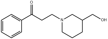 3-(3-HydroxyMethyl-piperidin-1-yl)-1-phenyl-propan-1-one, 98+% C15H21NO2, MW: 247.34 Struktur