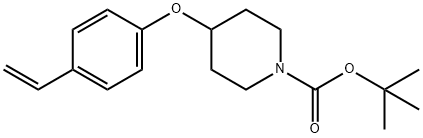 1146080-20-7 4-(4-乙烯基苯氧基)-1-哌啶甲酸叔丁酯