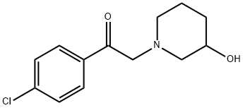 1-(4-氯苯基)-2-(3-羟基-1-哌啶基)乙酮, 1146080-72-9, 结构式