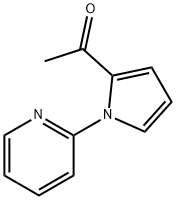 1-(1-(pyridin-2-yl)-1H-pyrrol-2-yl)ethanone, 98+% C11H10N2O, MW: 186.21 Structure