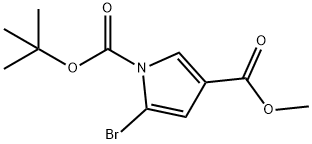 1-tert-Butyl 3-methyl 5-bromo-1H-pyrrole-1,3-dicarboxylate, Methyl 5-bromo-1-(tert-butoxycarbonyl)-1H-pyrrole-3-carboxylate|