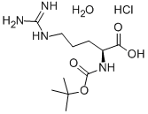 Nα-Boc-D-精氨酸盐酸盐一水合物,114622-81-0,结构式