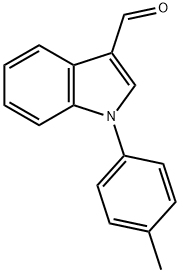 1-(4-Methylphenyl)-1H-indole-3-carbaldehyde Struktur