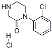 1-(2-氯苯基)哌嗪-2-酮盐酸盐 结构式