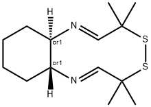 1,2,3,4,4a,12a-hexahydro-7,7,10,10-tetramethyl-7H,10H-8,9-dithia-5,12-diazabenzocyclodecene,114646-05-8,结构式