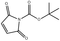 1H-Pyrrole-1-carboxylic acid, 2,5-dihydro-2,5-dioxo-, 1,1-diMethylethyl ester, 114650-82-7, 结构式