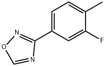 1,2,4-Oxadiazole, 3-(3-fluoro-4-Methylphenyl)- Structure