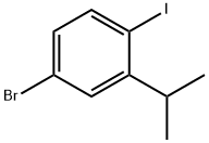 4-BroMo-1-iodo-2-isopropylbenzene Struktur
