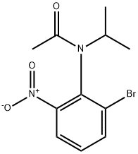 N-(2-溴-6-硝基苯基)-N-异丙基乙酰胺, 1147015-08-4, 结构式