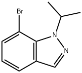 1H-Indazole, 7-broMo-1-(1-Methylethyl)- Structure
