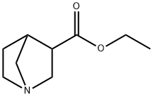 1-Azabicyclo[2.2.1]heptane-3-carboxylic acid, ethyl ester Struktur
