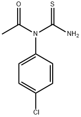 Acetamide,  N-(aminothioxomethyl)-N-(4-chlorophenyl)- Struktur