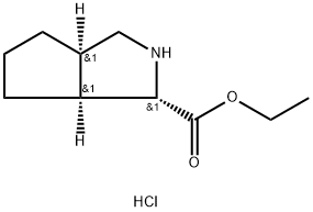 (1S,3aR,6aS)-Octahydrocyclopenta[c]pyrrole-1-carboxylic acid ethyl ester hydrochloride