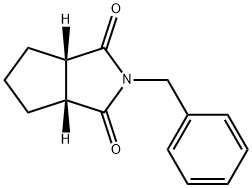 (3aR,6aS)-Tetrahydro-2-benzyl-cyclopenta[c]pyrrole-1,3(2H,3aH)-dione Structure