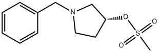 (R)-1-BENZYL-3-MESYLOXY PYRROLIDINE Struktur