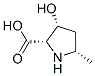 L-Proline, 3-hydroxy-5-methyl-, (2alpha,3alpha,5alpha)- (9CI) Struktur