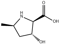 D-Proline, 3-hydroxy-5-methyl-, (3R,5R)- (9CI) Struktur