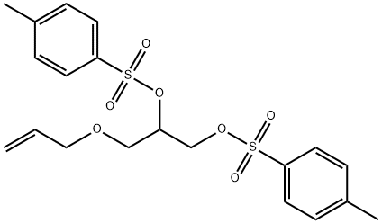1,2-PROPANEDIOL,3-(2-PROPENYLOXY)-,BIS(4-METHYLBENZENESULFONATE) Struktur
