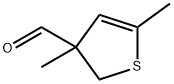 3-Thiophenecarboxaldehyde, 2,3-dihydro-3,5-dimethyl- (9CI) 化学構造式