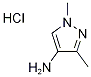 1,3-dimethyl-1H-pyrazol-4-amine hydrochloride Structure