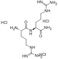 H-ARG-ARG-NH2 3 HCL Structure