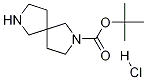 2,7-Diazaspiro[4.4]nonane-2-carboxylic acid, 1,1-diMethylethyl ester, hydrochloride Struktur