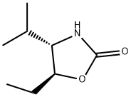 2-Oxazolidinone,5-ethyl-4-(1-methylethyl)-,(4S-trans)-(9CI) Structure