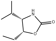 2-Oxazolidinone,5-ethyl-4-(1-methylethyl)-,(4S-cis)-(9CI) 结构式