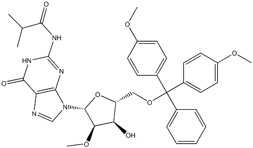 5'-O-DMT-N2-이소부티릴-2'-O-메틸-D-구아노신