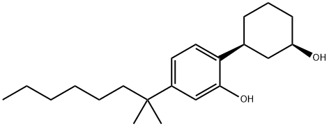 5-(1,1-Dimethylheptyl)-2-[(1S,3R)-3-hydroxycyclohexyl]phenol 结构式