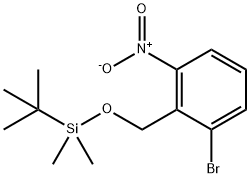(2-broMo-6-nitrobenzyloxy)(tert-butyl)diMethylsilane Structure