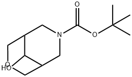 tert-Butyl 9-hydroxy-3-oxa-7-azabicyclo[3.3.1]nonane-7-carboxylate Structure