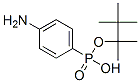 4-aminophenylphosphonic acid methyl-1,2,2-trimethylpropyl diester 化学構造式