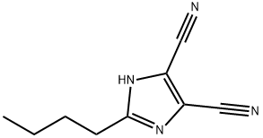 2-丁基-1H-咪唑-4,5-二腈, 114772-25-7, 结构式