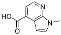 1-Methyl-7-aza-1H-indol-4-carboxylic acid Struktur