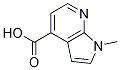 1-Methyl-7-aza-1H-indol-4-carboxylic acid Structure