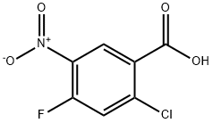 2-氯-4-氟-5-硝基苯甲酸,114776-15-7,结构式