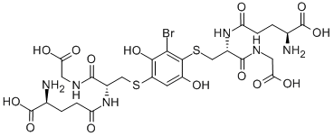 2-bromo-(diglutathion-S-yl)hydroquinone,114783-67-4,结构式