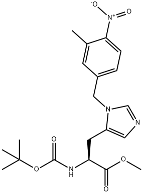 N-BOC-3-(3-METHYL-4-NITROBENZYL)-L- Struktur