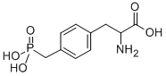 DL-4-磷甲基苯丙氨酸盐酸盐 结构式
