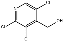 (2,3,5-三氯-4-吡啶基)甲醇 结构式