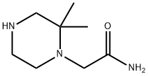 2-(2,2-Dimethylpiperazin-1-yl)-acetamide dihydrochloride Struktur