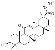 Glycyrrhetinic acid sodium salt Structure